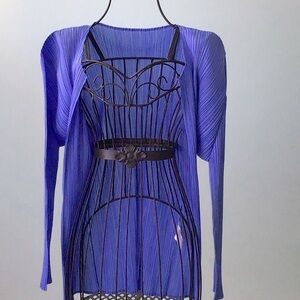 Issey Miyake pleats please size 4 cardigan made in Japan
